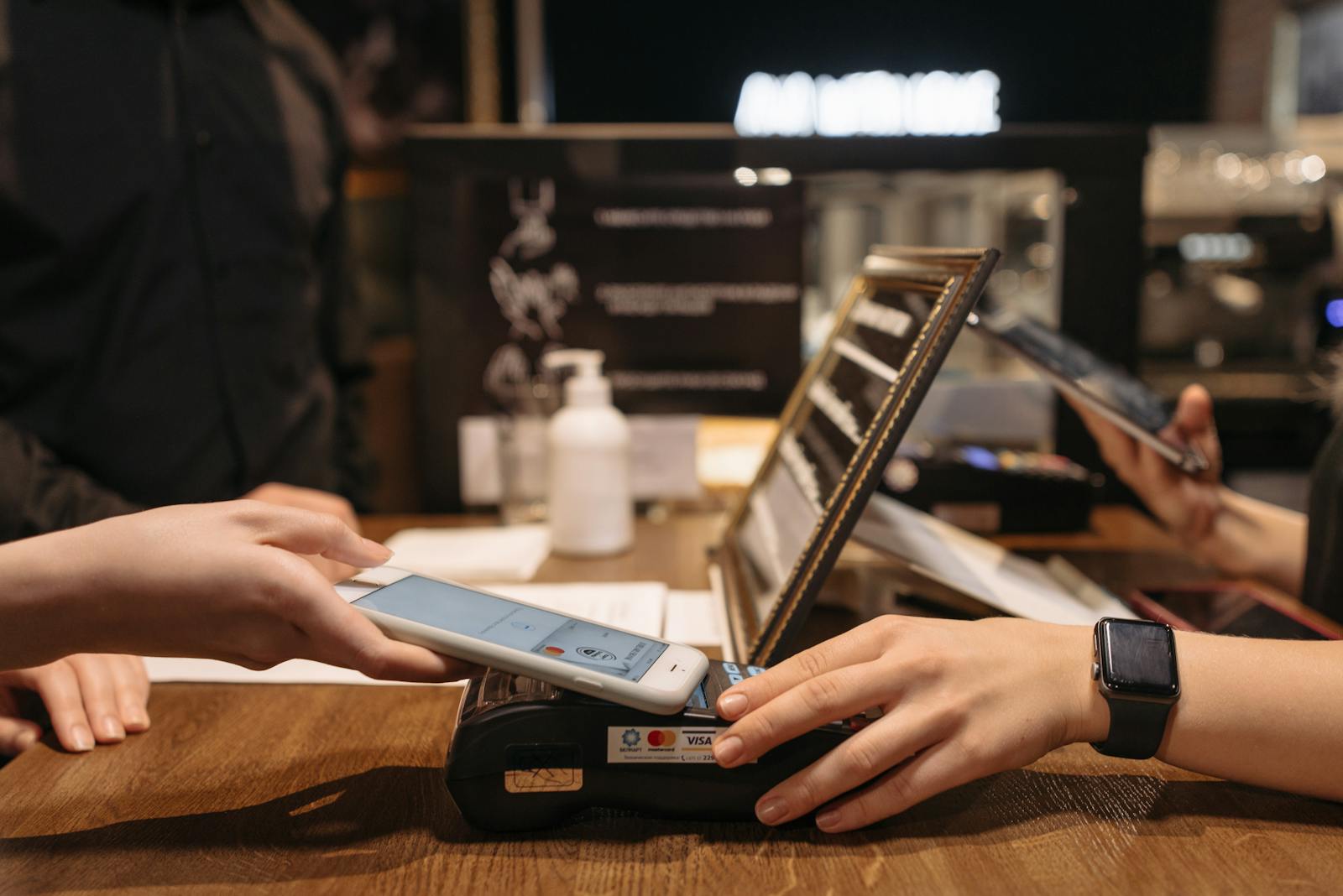Tap-to-pay checkout